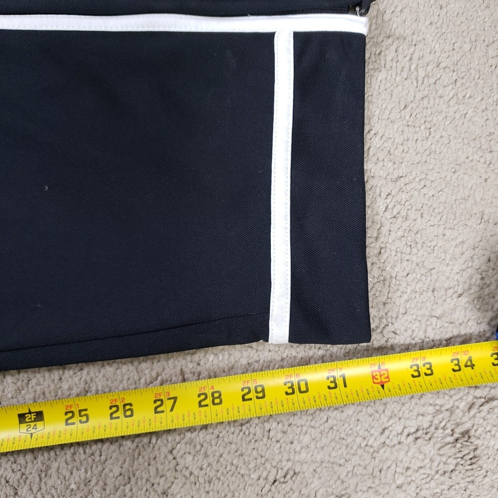 Nike Tech Pants Large Black White Track Fleece Zip Ankle Athletic Basketball Gym - Picture 11 of 14